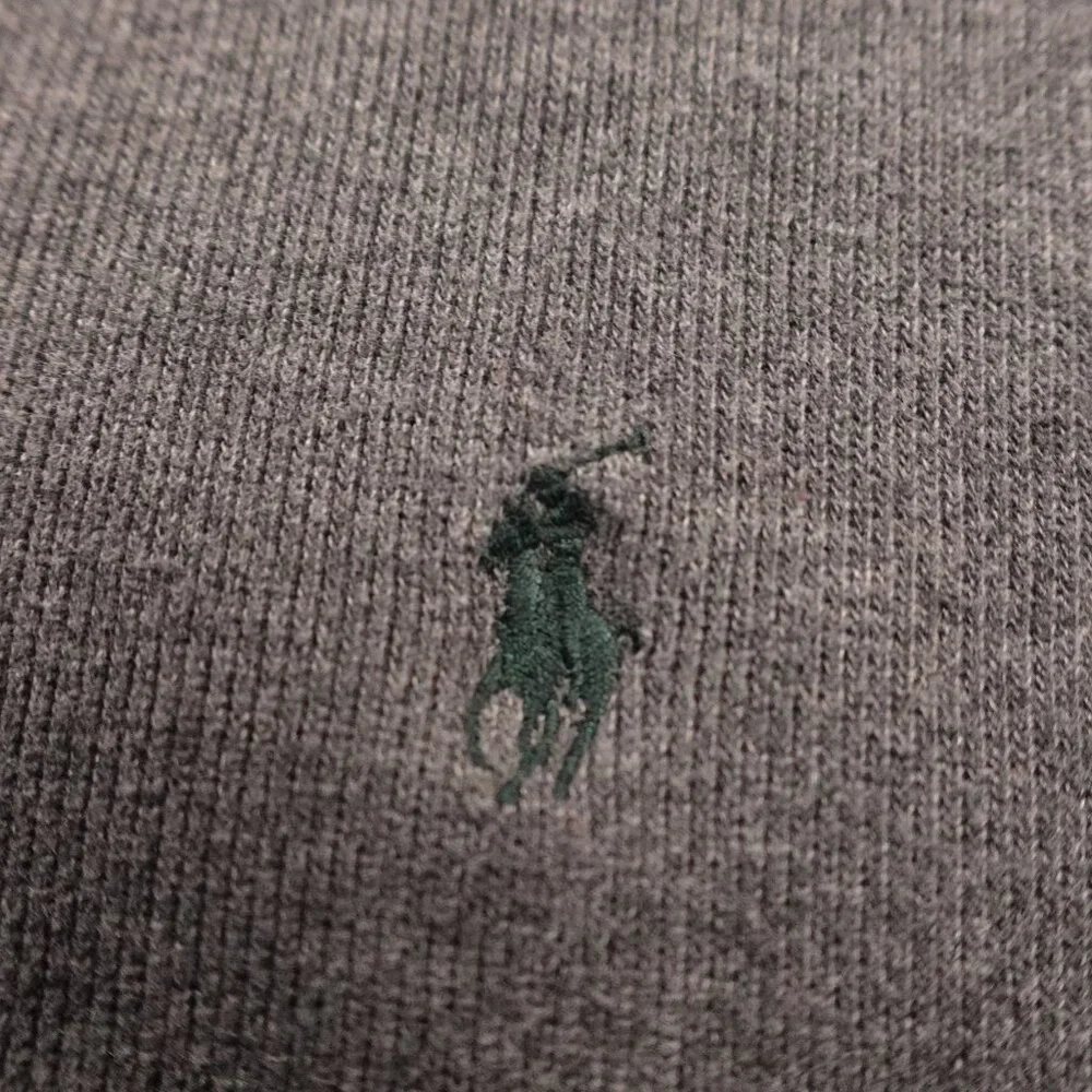 Polo by Ralph Lauren 1/4 Zip Pullover Sweater –‎ Men’s XXL Heather Gray